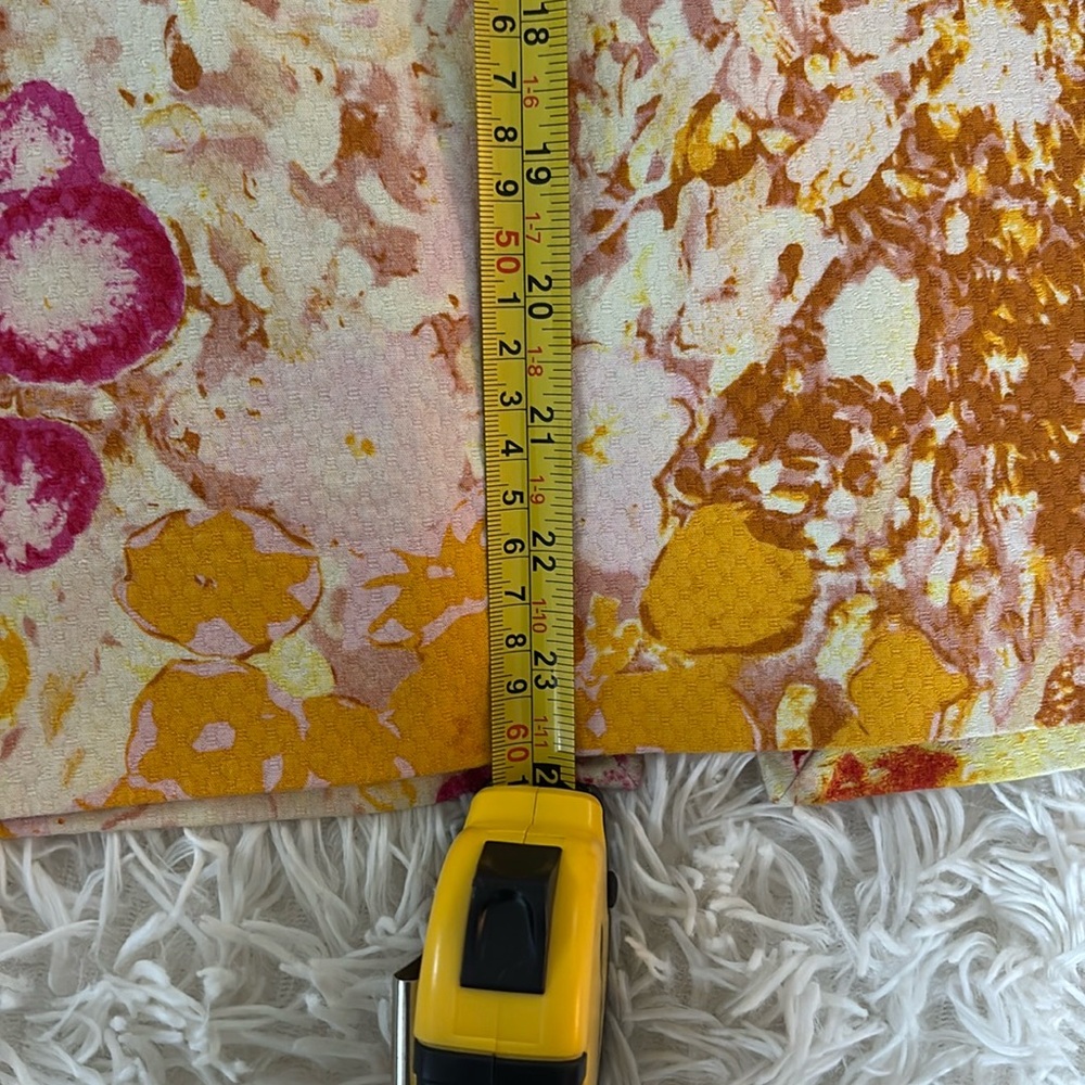 J. Crew Floral Skirt in Pink and Orange - Picture 4 of 4